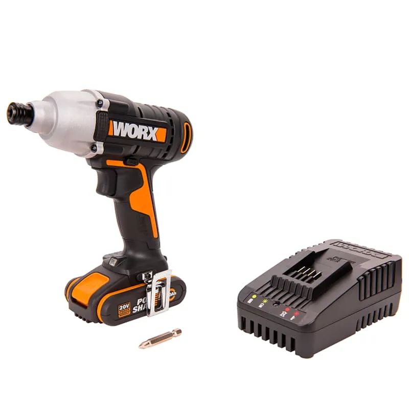 Винтоверт ударный WORX WX291 20V аккумуляторный — детальное фото
