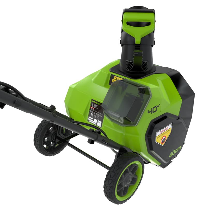 Снегоуборщик аккумуляторный Greenworks 40 см 40V GD40ST40 2603607, без АКБ и ЗУ — детальное фото