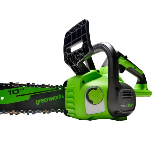Цепная пила Greenworks G24CS25 24V 2007707 (25 см) аккумуляторная — детальное фото