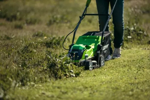 Газонокосилка Greenworks G40LM35 40V 2501907 (35 см) аккумуляторная — детальное фото