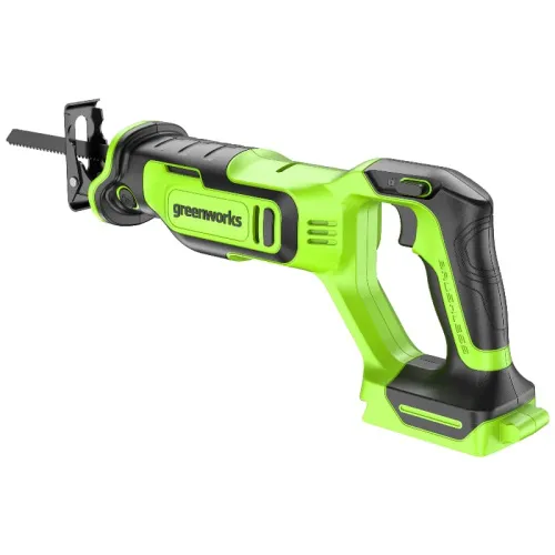 Пила сабельная Greenworks GPT-BLRS-1 24V 1200607 (26 мм) бесщеточная аккумуляторная — детальное фото