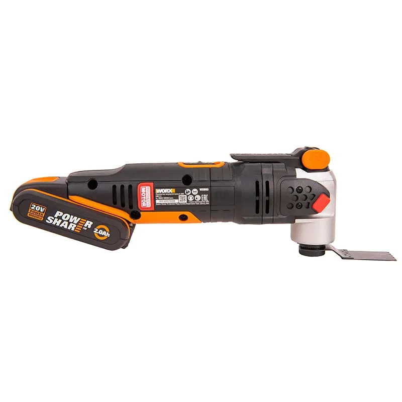 Реноватор WORX WX693 20V бесщеточный аккумуляторный — детальное фото