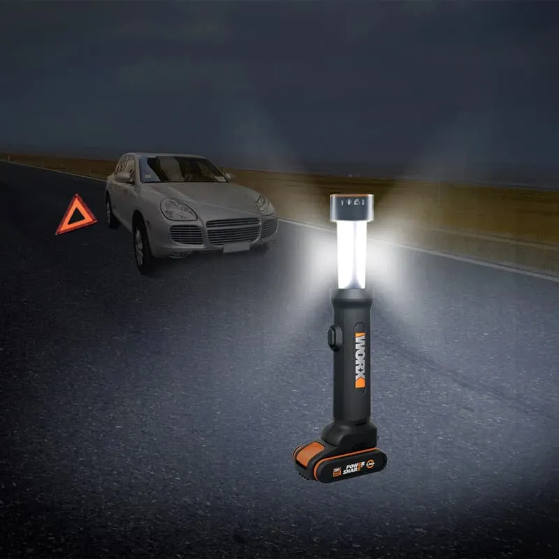 Фонарь-лампа WORX WX027 20V 510лм аккумуляторный — детальное фото