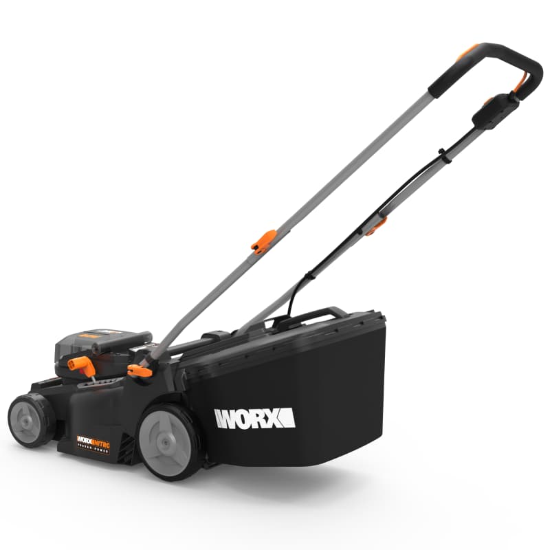 Газонокосилка WORX WG737E 40V 37см бесщеточная аккумуляторная — детальное фото