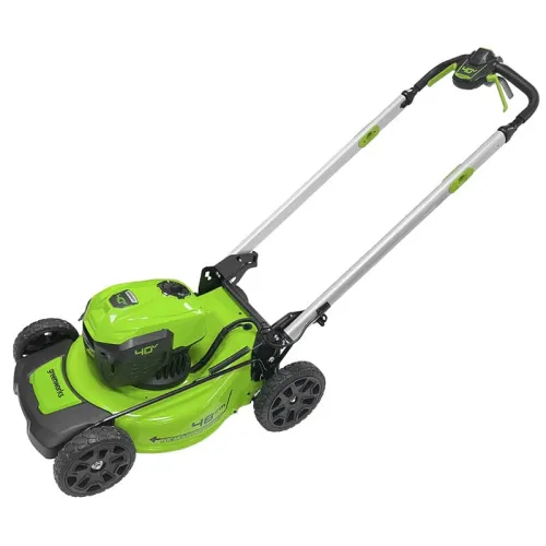 Газонокосилка самоходная Greenworks GD40LM48SP 40V 2517407 (48 см) бесщеточная аккумуляторная — детальное фото