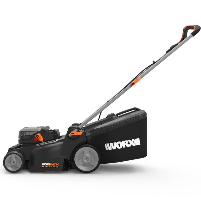 Газонокосилка WORX WG737E 40V 37см бесщеточная аккумуляторная — детальное фото