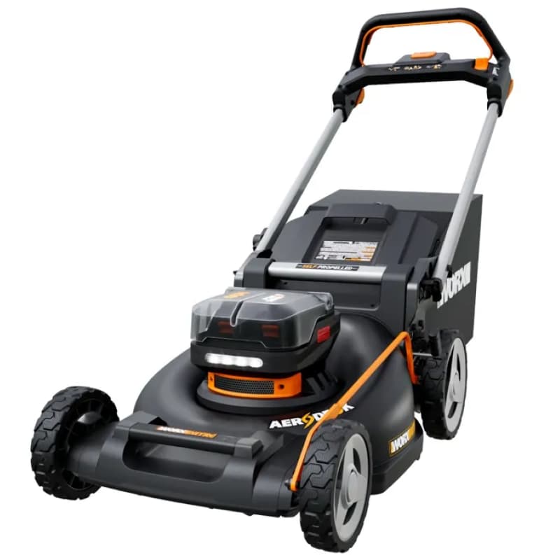 Самоходная газонокосилка WORX WG760E 40V 51см бесщеточная аккумуляторная — детальное фото