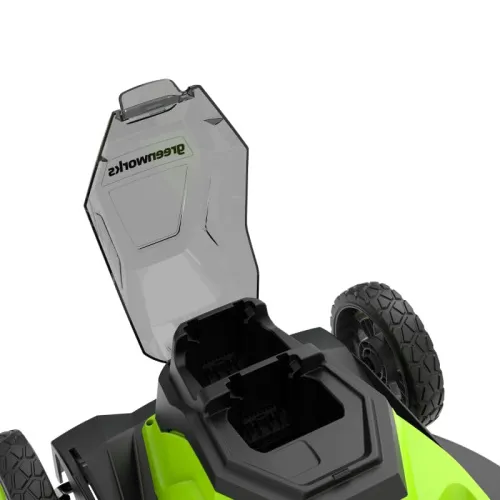 Газонокосилка Greenworks GD24X2LM411 2х24V 2520907 (41 см) бесщеточная аккумуляторная — детальное фото