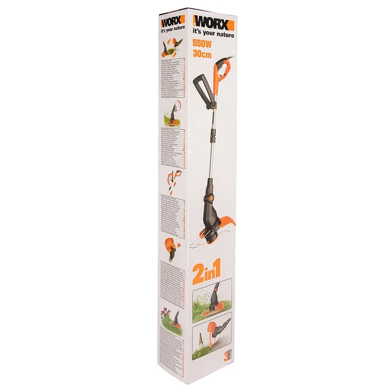 Триммер WORX WG119E 550Вт 30см электрический — детальное фото
