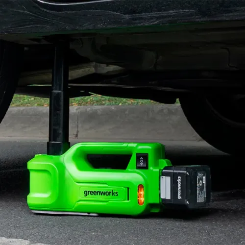 Домкрат автомобильный гидравлический Greenworks G24JACK 24V 3401407 аккумуляторный — детальное фото