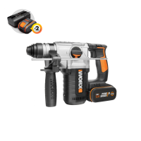 Перфоратор роторный WORX WX392 20V 2,2Дж аккумуляторный