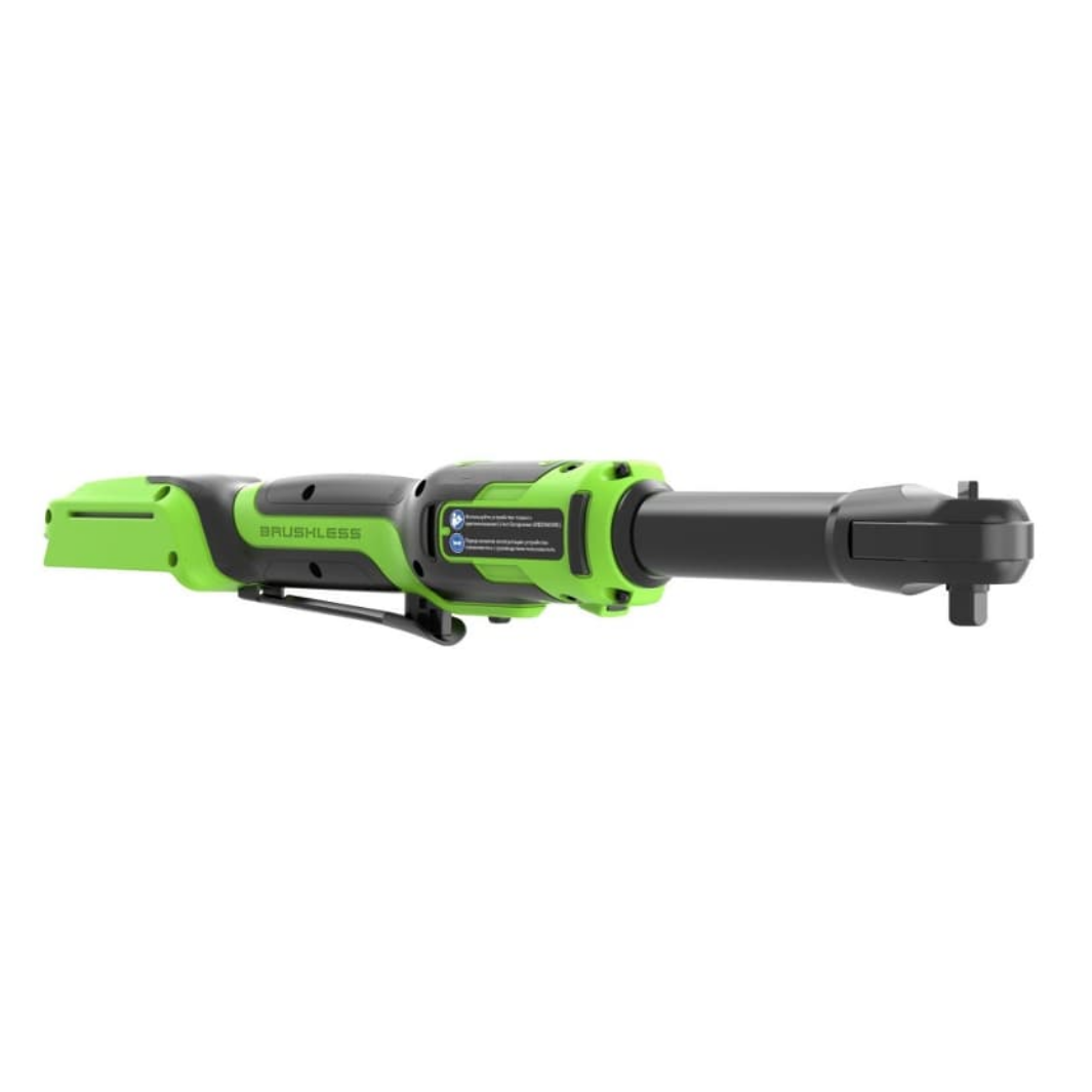 Гайковерт-трещотка удлиненная Greenworks GD24RWX 24V 3804207 (1/2") бесщеточная аккумуляторная — детальное фото