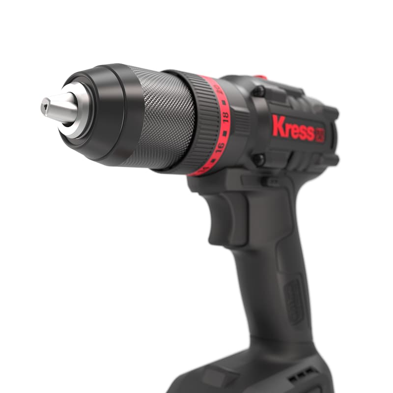 Дрель-шуруповерт ударная KRESS KUC30.1 20V 60Нм бесщеточная аккумуляторная — детальное фото