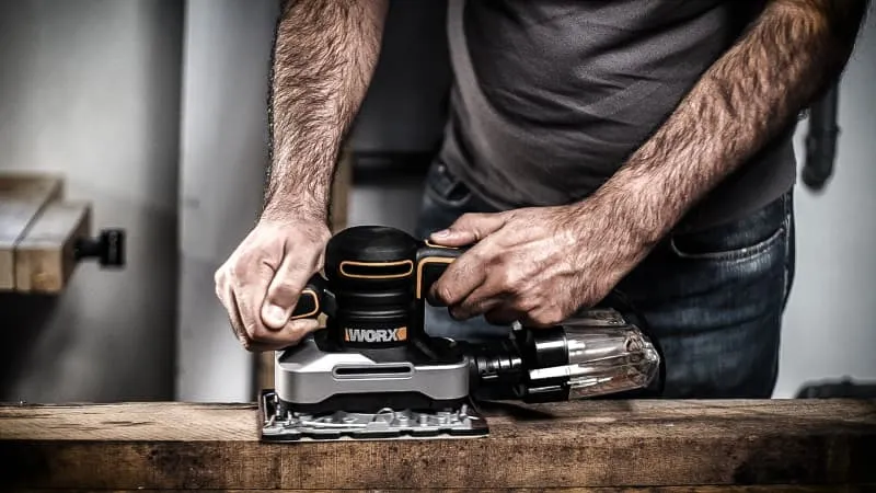Виброшлифмашина WORX WX642.1 220V 270Вт электрическая — детальное фото