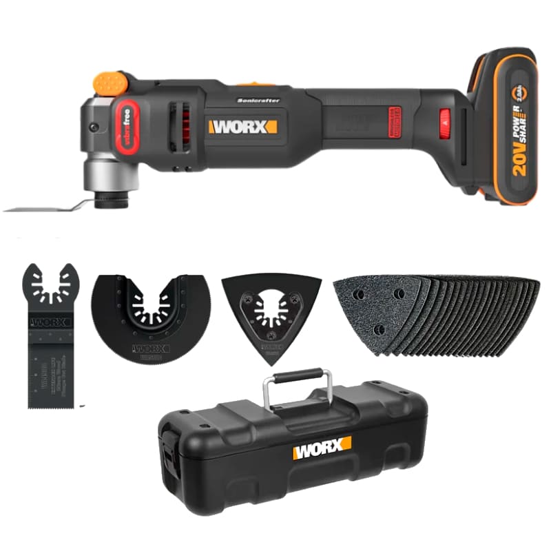 Реноватор WORX WX698.9 20V бесщеточный аккумуляторный без батареи и зарядки — детальное фото