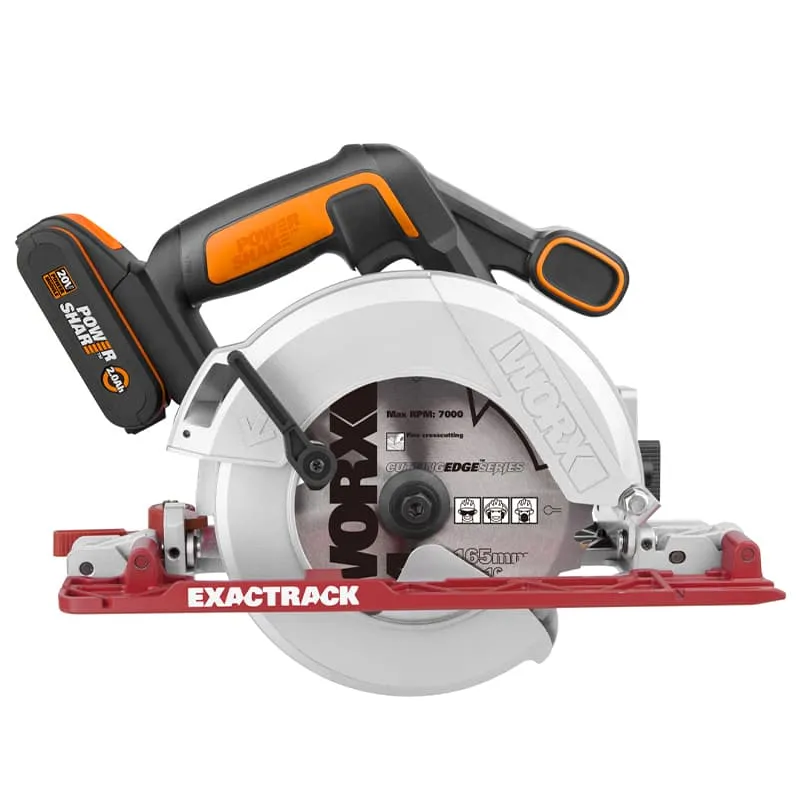 Дисковая пила WORX WX530 20V 165мм аккумуляторная — детальное фото