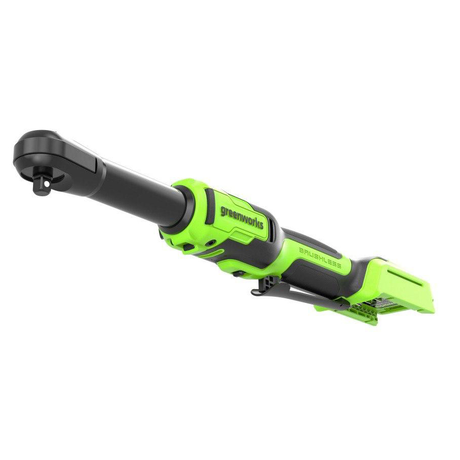 Гайковерт-трещотка удлиненная Greenworks GD24RWX 24V 3804207 (1/2") бесщеточная аккумуляторная — детальное фото